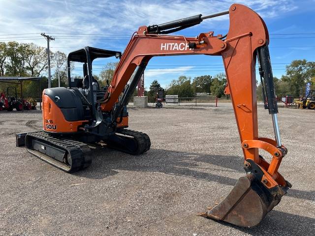 2021 Hitachi ZX50U-5N Mini Excavator Loader